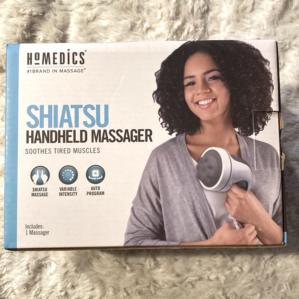 NWT HoMedics Handheld Shiatsu Massager